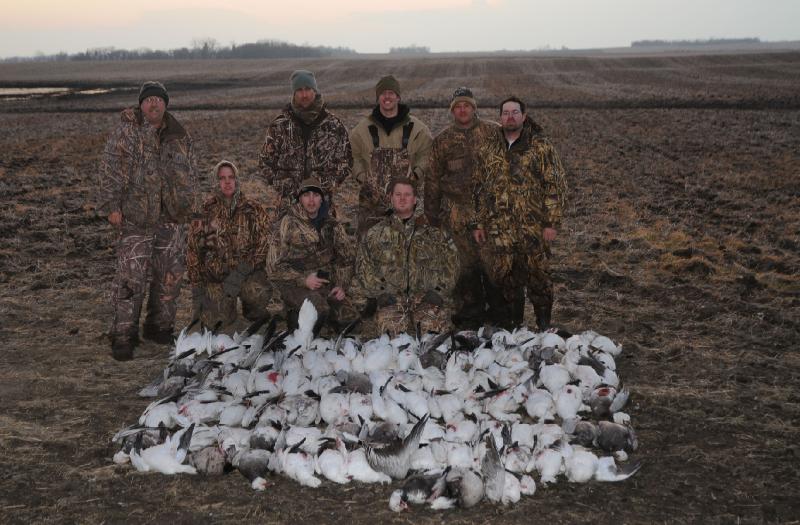 spring goose.jpg - Spring goose hunt in South Dakota. 110 geese in 3 days. Lots of fun.